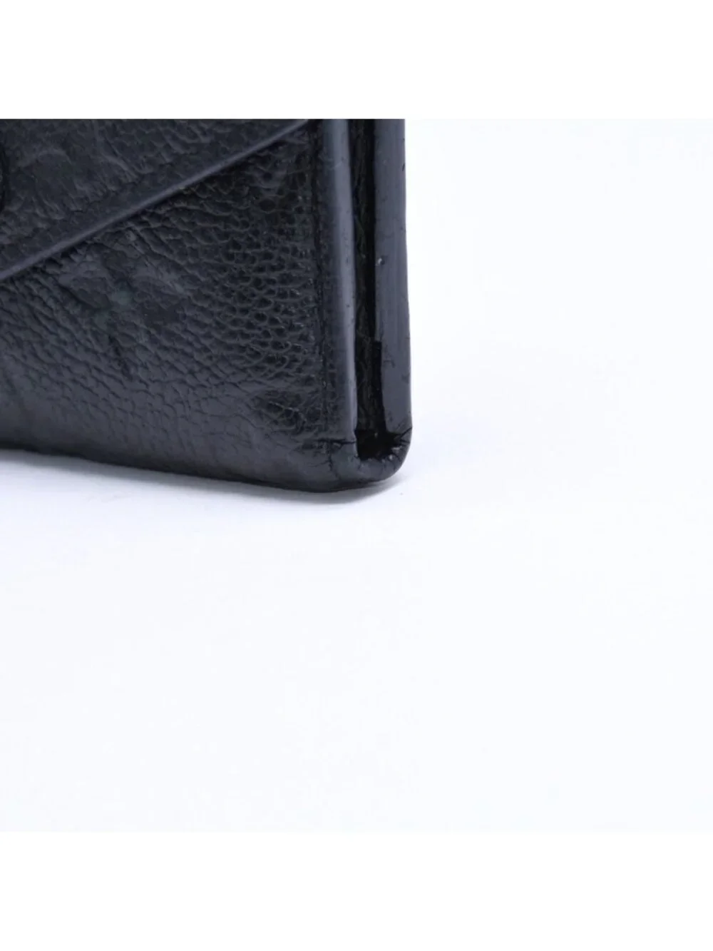 Louis Vuitton Trifold Wallet Portefeuille Zoe Black Gold